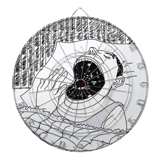 MANN UND KOSMOS DARTSCHEIBE (vorne)