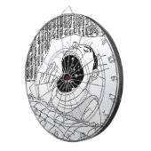 MANN UND KOSMOS DARTSCHEIBE (Vorderseite rechts)