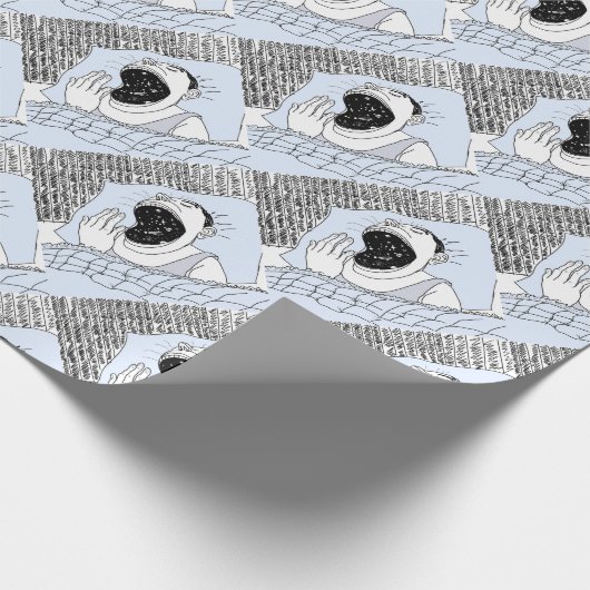 MANN UND KOSMOS GESCHENKPAPIER (Ecke)