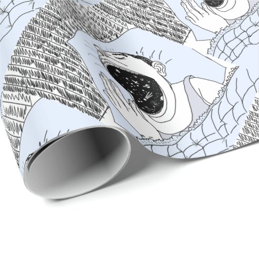 MANN UND KOSMOS GESCHENKPAPIER (Rolleneckpunkt)