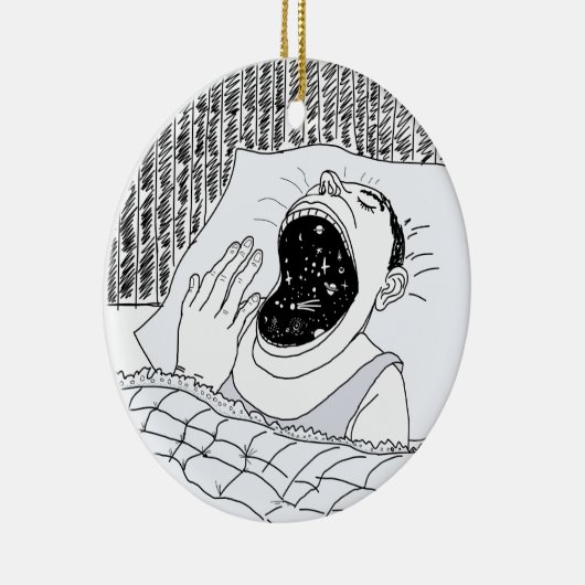 MANN UND KOSMOS KERAMIK ORNAMENT (Rechts)