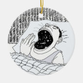 MANN UND KOSMOS KERAMIK ORNAMENT (Vorne)