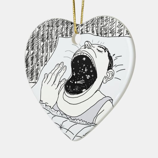 MANN UND KOSMOS KERAMIKORNAMENT (Links)