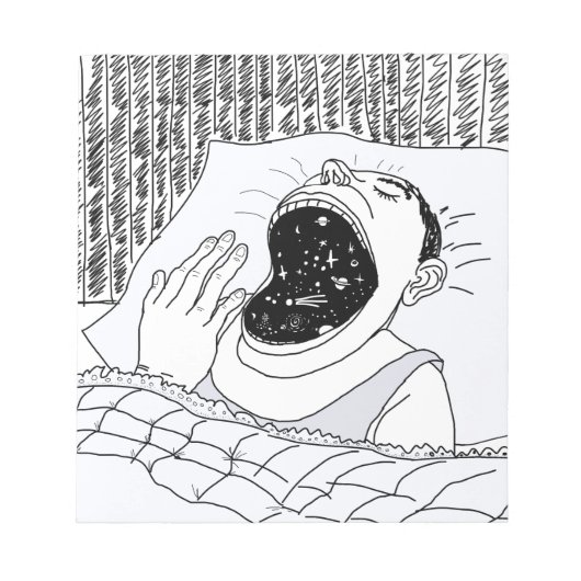 MANN UND KOSMOS NOTIZBLOCK (Vorderseite)