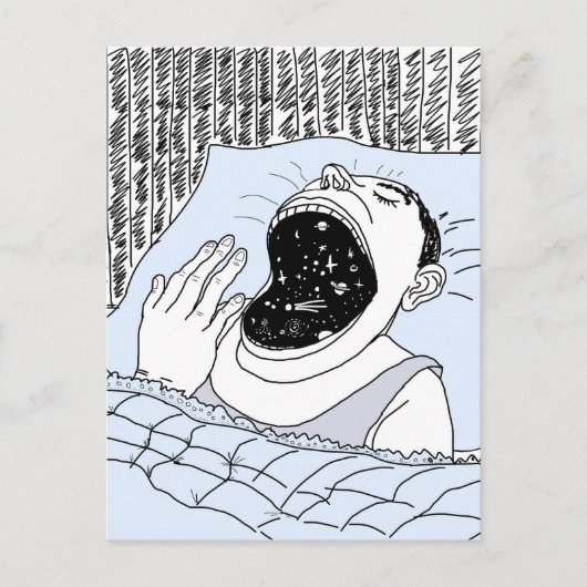 MANN UND KOSMOS POSTKARTE (Vorderseite)