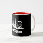 Mann UNO Rocket Kim-Jong - Trumpf. Politik Zweifarbige Tasse (VorderseiteRechts)