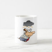 Mann unter einer Wolke Kaffeetasse (Mittel)