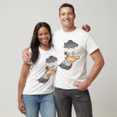 Mann unter einer Wolke T-Shirt (Unisex)