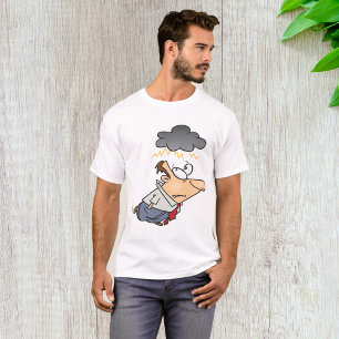 Mann unter einer Wolke T-Shirt