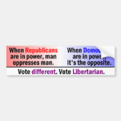 Mann unterdrückt Mann Autoaufkleber (Vorne)