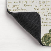 Mann Vincent van Goghs |, der eine Egge zieht Mousepad (Ecke)