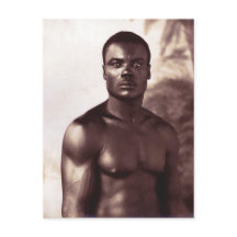 Mann Vintage Männlich Foto Martinique Postkarte