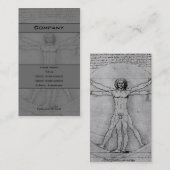 Mann Visitenkarte (Vorne/Hinten)