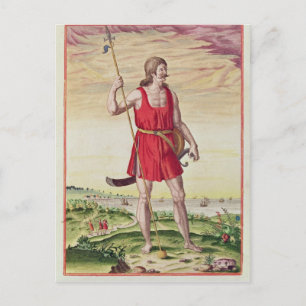 Mann von einem Nachbarstamm bis zu den Picts Postkarte