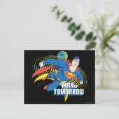 Mann von morgen postkarte (Stehend Vorderseite)