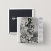 Mann von New South Wales Button (Vorne & Hinten)