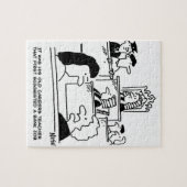 Mann vor Gericht, der eine Bank ausgeraubt hat Puzzle (Horizontal)