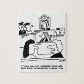 Mann vor Gericht, der eine Bank ausgeraubt hat Puzzle (Vertikal)