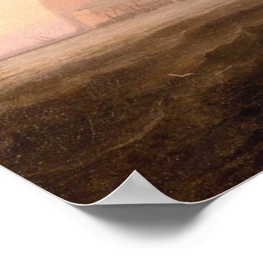 Mann vor Gibraltar Poster (Ecke)