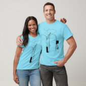 Mann wählt zwischen Himmel oder einem Vortrag darü T-Shirt (Unisex)