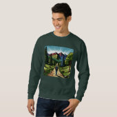 Mann Wandern Sweatshirt (Vorne ganz)