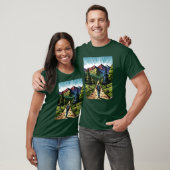 Mann Wandern T-Shirt (Unisex)