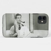 Mann wäscht Geschirr Case-Mate iPhone Hülle (Rückseite (Horizontal))