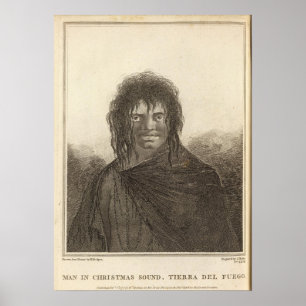 Mann, Weihnachtston, Chile Poster