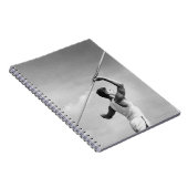 Mann-werfender Speer Notizblock (Rechte Seite)