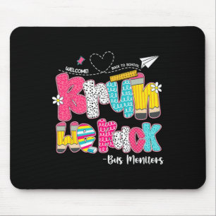 Mann, wir ck Busbetreuer Willkommen ck zur Schule Mousepad