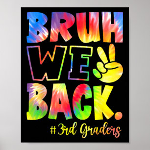 Mann, wir sind zurück 3. Klässler Dritte Klasse zu Poster