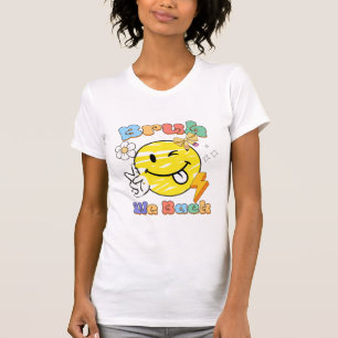 Mann, wir sind zurück, Groovy Smiley Gesicht Zurüc T-Shirt