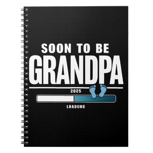 Mann wird bald Opa EST. 2025 Neuer Opa  Notizblock (Vorderseite)