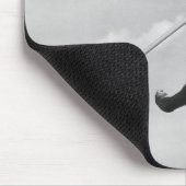Mann wirft Speer Mousepad (Ecke)