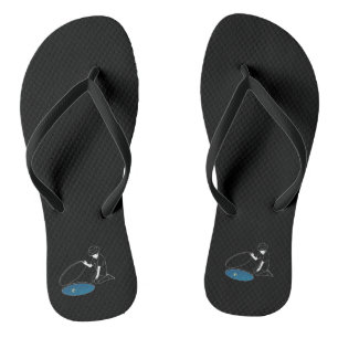 Mann Zazzle_Growshop. Badesandalen