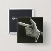 Mann-Zeigen Button (Vorne & Hinten)