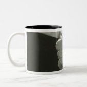 Mann-Zeigen Zweifarbige Tasse (Links)