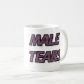 Mann zerreißt Kaffee-Tasse Kaffeetasse (VorderseiteRechts)