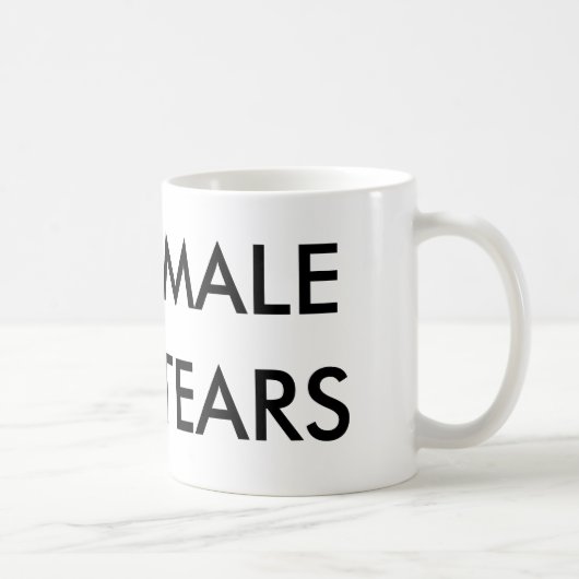 "MANN ZERREISST" Tasse (Rechts)