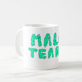 MANN ZERREISST TASSE (Vorderseite Links)