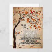 Mann zu meinem Mann sehe ich Zuhause Einladung (Vorne/Hinten)