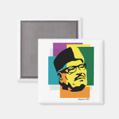 Manna Dey Magnet (Vorderseite/Rückseite)