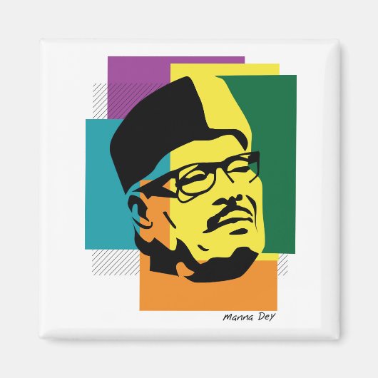 Manna Dey Magnet (Vorne)