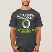 Männchen Charakter erstellt neuen Dad Schwangersch T-Shirt (Vorderseite)