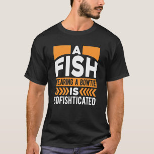 Männchen Fische, die einen Schlips tragen, sind we T-Shirt