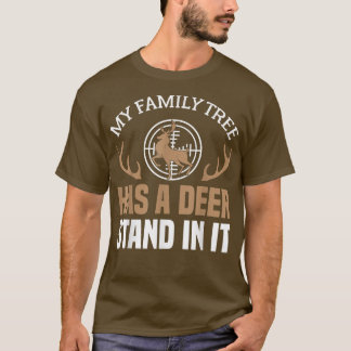 Männchen Hirsche Jäger Mein Familienbaum hat einen T-Shirt