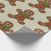 Männchen-Muster Geschenkpapier (Ecke)