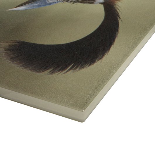 Männchen Quail Schneidebrett (Ecke)