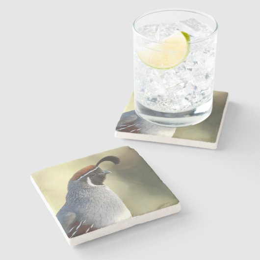 Männchen Steinuntersetzer (Seitenansicht)