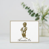 Manneken Pis - Belgien - Brüssel - Brüssel Postkarte (Stehend Vorderseite)